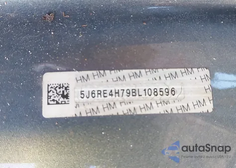 2011 Honda Cr-V Ex-L from USA, damaged, VIN 5J6RE4H79BL108596